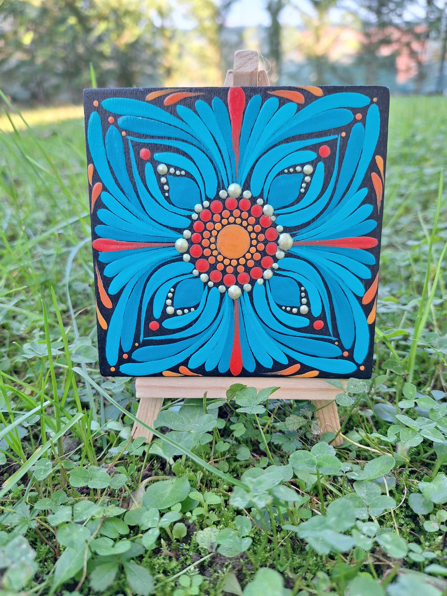 Mandala Turchese Vibrante